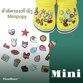 JB AC👠🌈Shoe Charm “Mini Icon”🤡ตัวติดรองเท้ามีรู เขต มินิไอคอน
