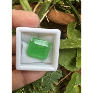 synthetic columbian emerald octagon 19 carats 13x17mm 1 pieces