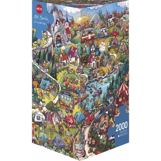 [preorder รบกวนถามstockก่อนสั่งซื้อค่า] Heye Go Camping! jigsaw puzzle จิ๊กซอว์นำเข้า 2000 ชิ้น