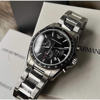 ⌚️Armani Italy Sportivo Chronograph Black Dial Men’watch