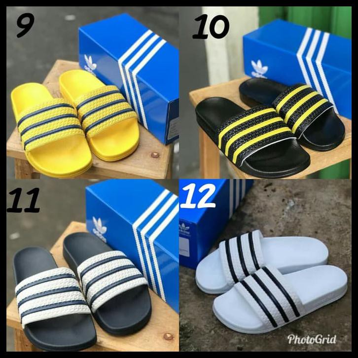 Adidas SLOP ADILETTE MEN& 39;S รองเท้าแตะเกรดผลิตภัณฑ์ ORI MADE IN ITALY MEN& 39;S รองเท้าแตะขายผลิต