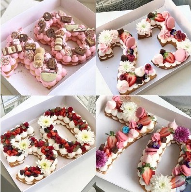 Pat letter พิมพ์เค้กตัวเลข  31*18.5*5.5cm