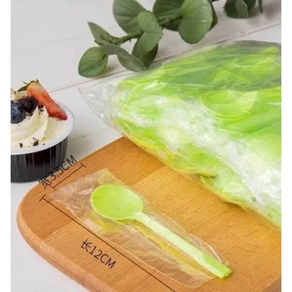 ช้อนตักขนม 100 อัน ช้อนข้าว ช้อนซุป มีห่อพลาสติกแยก
