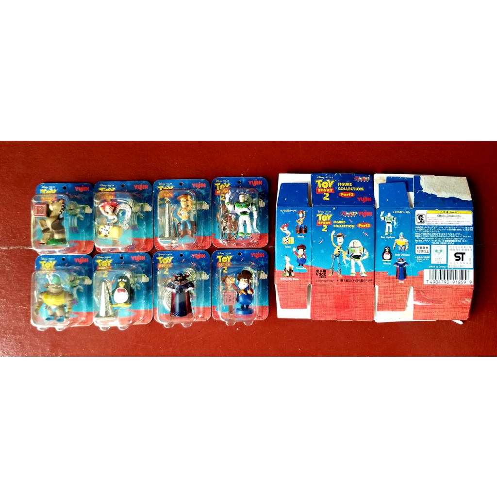 YUJIN : GASHAPON EX : DISNEY TOY STORY 2 FIGURE COLLECTION PART 2 ครบชุด 8 แบบ ของใหม่ ไม่เคยแกะ ของ