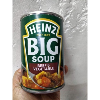 Heinz Big Soup Beef &amp; Vegetable ซุป กระป๋อง ไฮนซ์400 กรัม