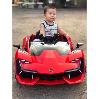 Lamborghini 🏎 แลมโบประตูปีกนกไฮโดรลิค มีรีโมทควบคุม รถแบตเตอรี่ ของเล่นเด็ก MN2009 😎