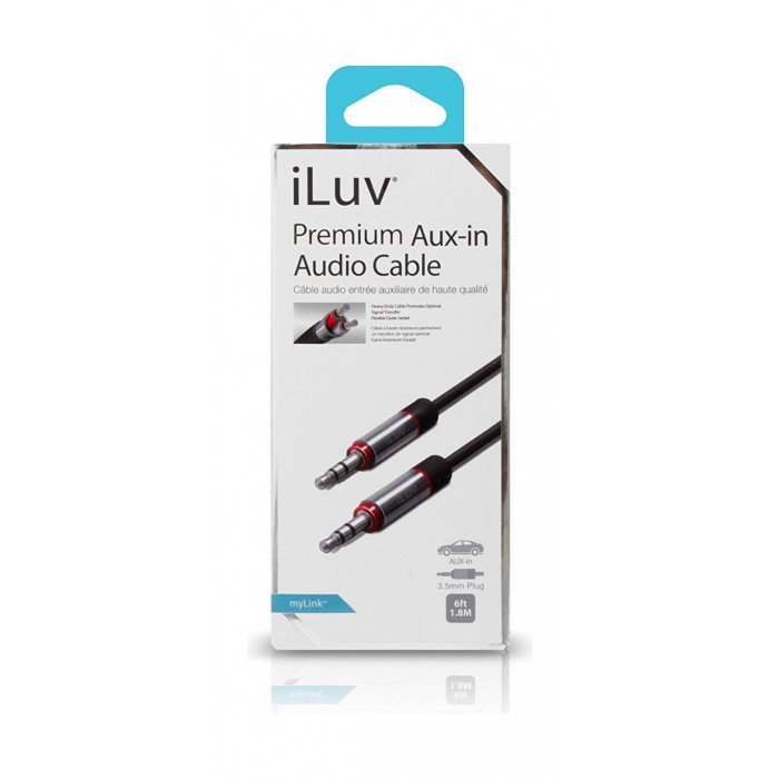 iLuv Premium Aux-in Audio Cable 1.8m (6ft)