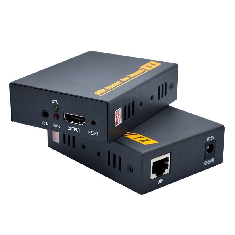 CONVERTER BOX	 HDMI Extender 120m. over single Cat5E/6 HDMI Input Output Over LAN Extender