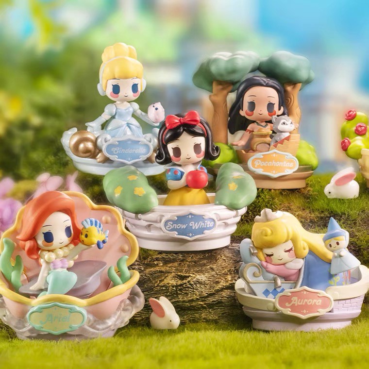 [แบบแยก] 52TOYS Disney Princess Leisure Holiday ลิขสิทธิ์แท้ 👸🏻 น่ารักมาก Jasmine Rapunzel Aurora 52 Toys ของขวัญ