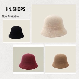 หมวกบัคเกต Bucket hat  หมวกสีล้วน พร้อมส่ง