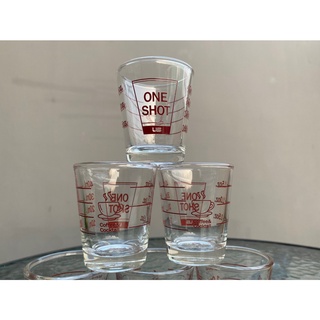 แก้ว 1 ช๊อต 40ml ตวง มีสเกล ถ้วยตวง SHOT GLASS พร้อมส่ง...!!!