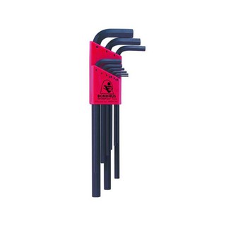 screwdriver MM 9EA/SET BONDHUS HEX KEY Hand tools Hardware hand tools ไขควง หกเหลี่ยม BONDHUS #12199 9 ชิ้น/ชุด เครื่องม