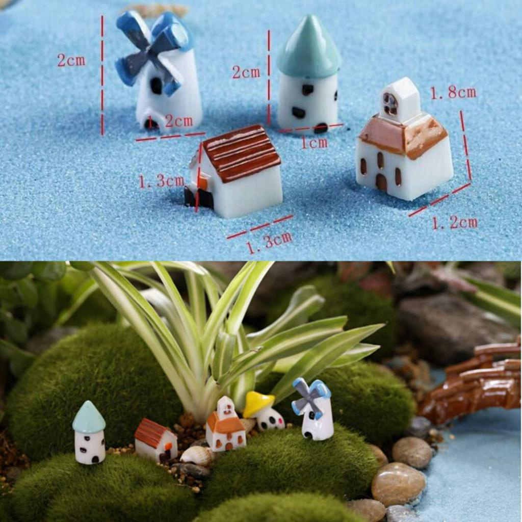 ภูมิทัศน์ขนาดเล็กห้องโดยสารปราสาทนิเวศวิทยาขวดตกแต่งพืชสวนตกแต่งมอสงานฝีมือเรซิน ทําเอง เนื้อสร้างสรรค์ตกแต่ง