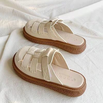 **ส่งจากไทย**รองเท้า💥Hot sale！baotou รองเท้าแตะแฟชั่น นิ่ม สวมใส่สบาย ใหม่  รองเท้าแตะผู้หญิง（35-40）
