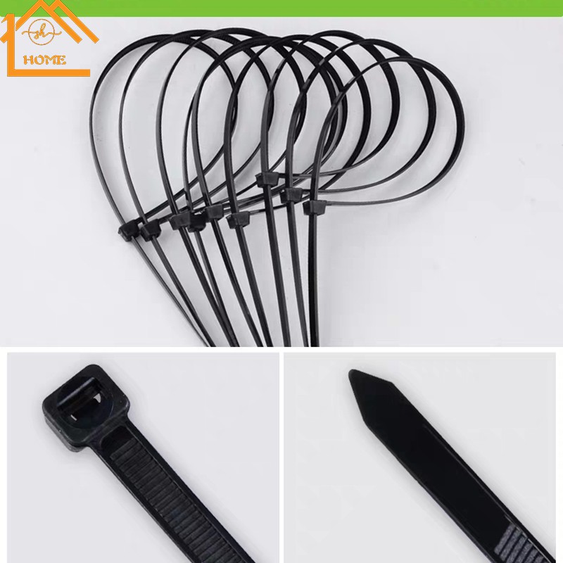 เคเบิ้ลไทร์ สายรัดพลาสติกไนล่อน เข็มขัดรัดสายไฟ หรือ หนวดกุ้ง(Nylon Plastic Cable Ties, Zip ราคา ถูกที่สุด ดีลบีเคเค แกลเลอรีภาพที่ 6