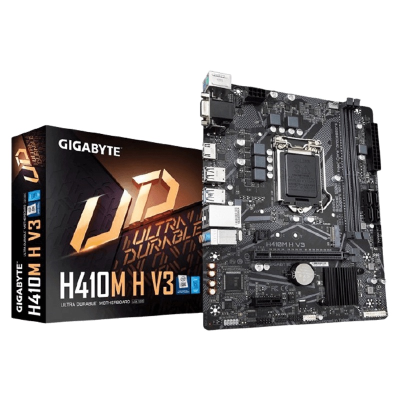 MAINBOARD (เมนบอร์ด) GIGABYTE H410M H V2 V3 (Socket 1200) H510M Chipset