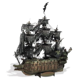 Piececool จิ๊กซอว์โลหะ 3 มิติสำหรับผู้ใหญ่ - ชุดสร้างโมเดล Flying Dutchman ของขวัญเรือโจรสลัดสำหรับเด็ก