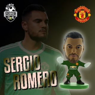 โมเดลนักฟุตบอล SoccerStarz ลิขสิทธิ์แท้จากสโมสร Manchester United - Sergio Romero  2019