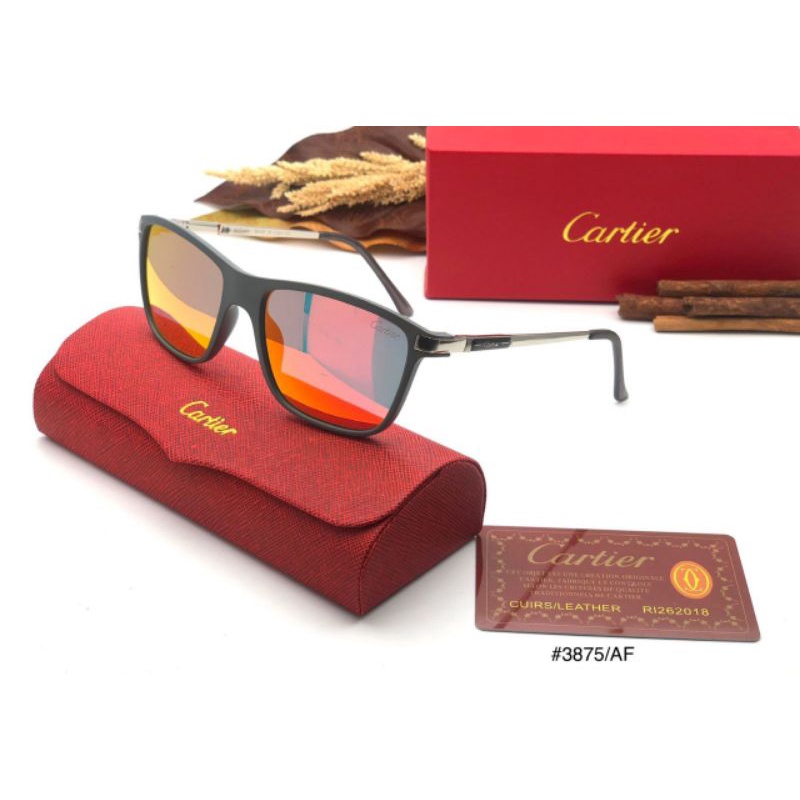 CARTIER 3875 PREMIUM FASHION SPORT GLASSES LATEST ANTI-GLARE ANTI-RADIATION POLARIZED POLIBATE PREMI