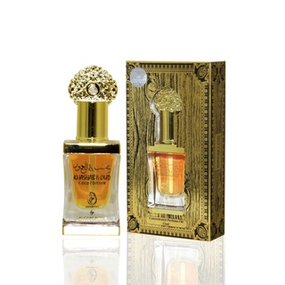 แท้100% น้ำหอมอาหรับ​ Perfume Oil Khashab &amp; Oud Gold Edition 12 Ml By My Perfumes