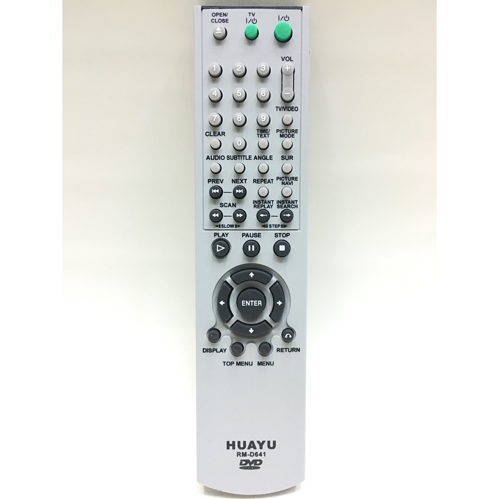 รีโมทดีวีดี โซนี Remote DVD Sony ใช้ได้กับเครื่องเล่น DVD Player ทุกรุ่น