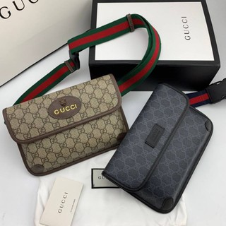 กระเป๋า​คาดอก Gucci  หนังแท้ (งานoriginal)