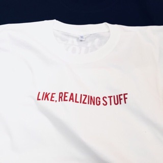 เสื้อยืด like,realizing stuff