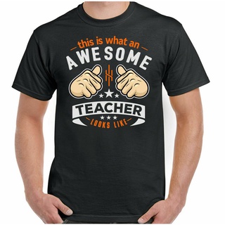 เสื้อยืด พิมพ์ลาย Thankgiving Awesome Teachers School Leaving สําหรับผู้ชาย