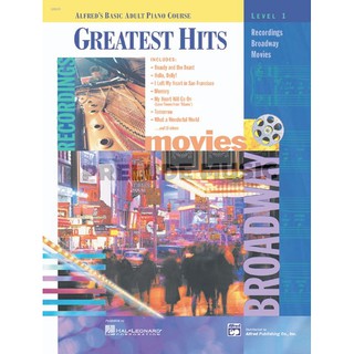 (Piano) Alfreds Basic Adult Piano Course: Greatest Hits Book 1 (16505)