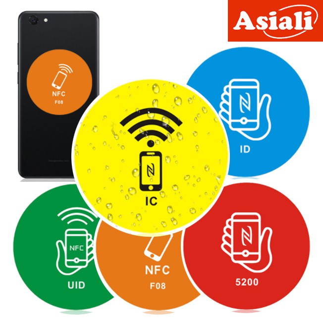 Asiali Mobile Access Control Card Sticker การ์ด NFC ควบคุมประตู/ลิฟต์ ขนาด 40 มม.