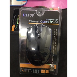 TECFON เมาส์ usbไร้สาย รุ่น TF-181 สีดำ