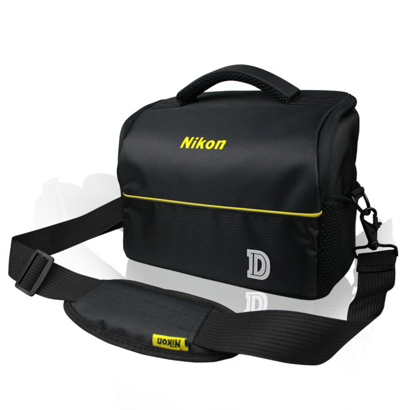 Nikon Camera Bag Portable handbag คลาสสิกกล้องกระเป๋ากล้อง DSLR กลางแจ้ง Shoulder Bag กระเป๋าสะพายแบบพกพา ท่องเที่ยว