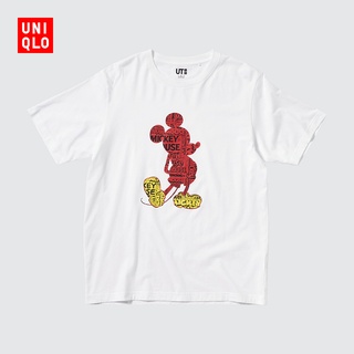 Uniqlo เสื้อยืดแขนสั้น พิมพ์ลาย MICKEY สําหรับผู้ชาย และผู้หญิง (UT) 447177