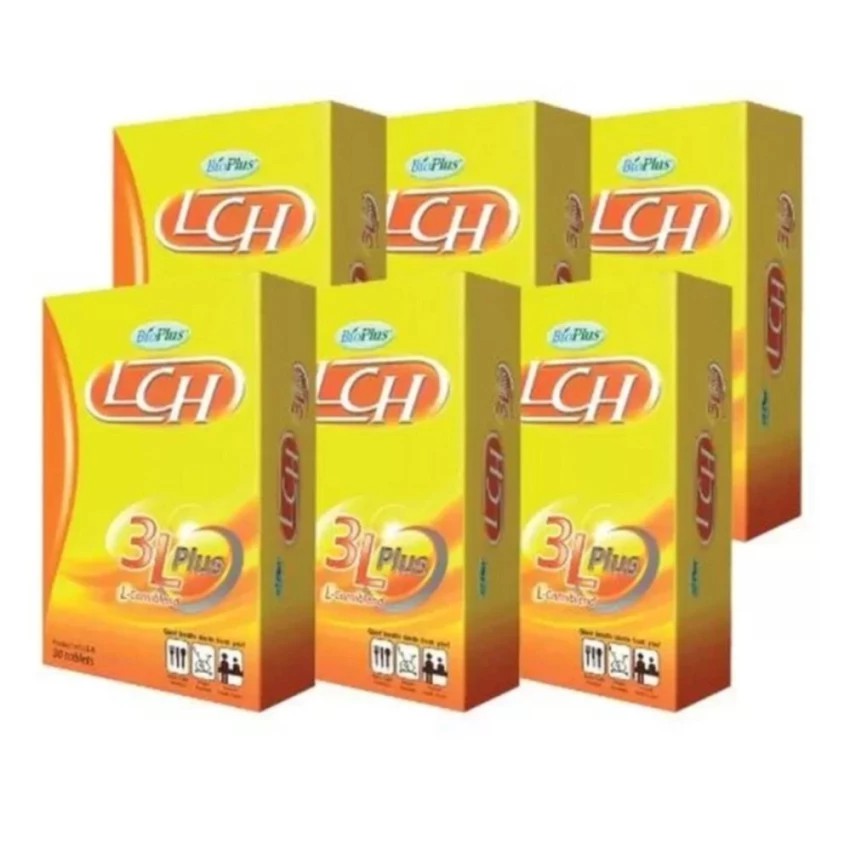 BioPlus LCH 3L plus แอลซีเอช 3แอล พลัส 30 capsules x 6 กล่อง