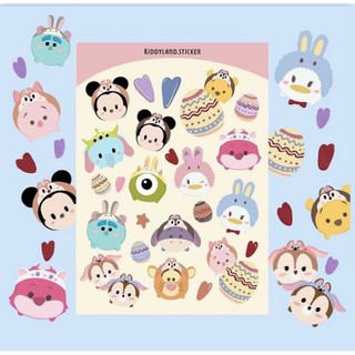 DISNEY TSUM TSUM STICKER A6 (ลาย popular ของร้าน)