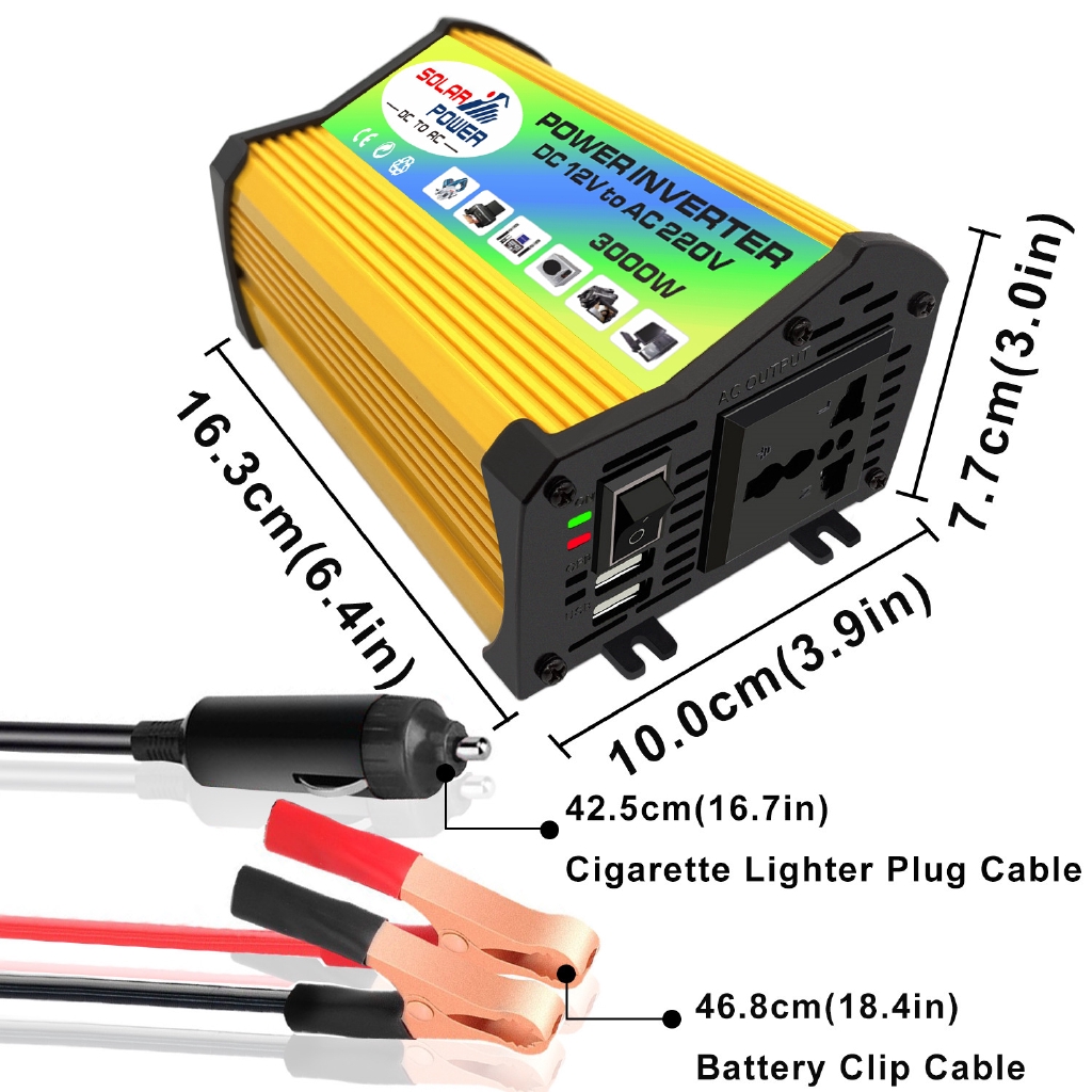 Automotive 12V Volt MultiPurpose Portable Battery Charger for