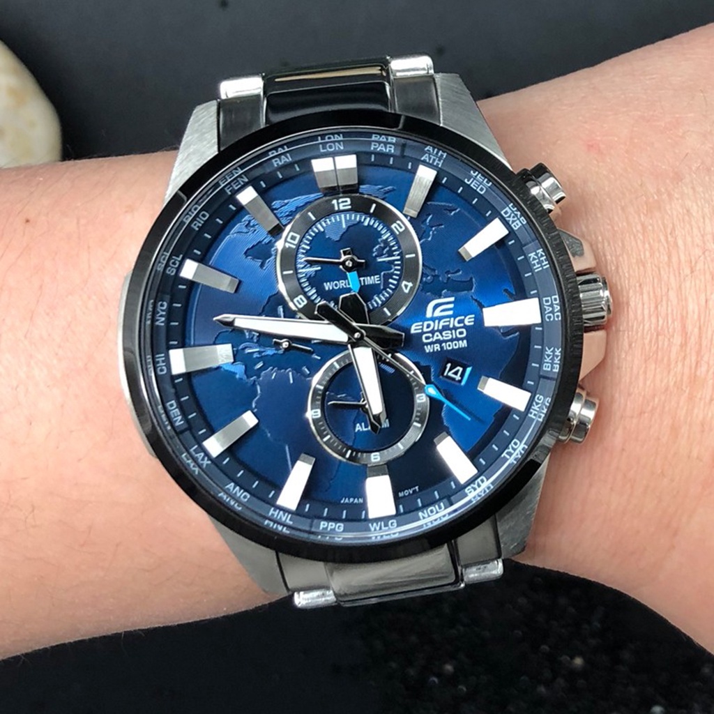 นาฬิกาคาสิโอ EDIIFICE รุ่น EFR-303 กันน้ำ มี 5 สี รับประกัน 1 ปี