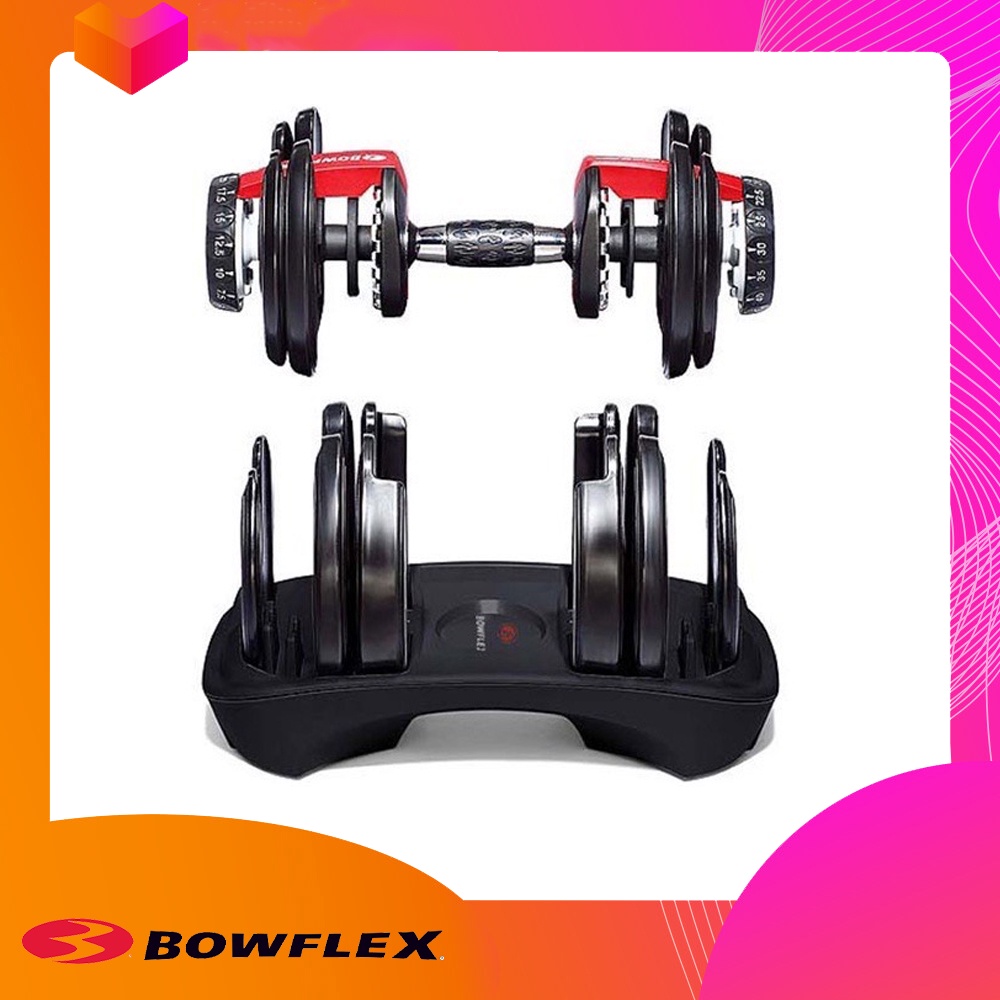 ดัมเบล Bowflex รุ่น 552 เปลี่ยนน้ำหนักได้ 24 kg ( 1 ข้าง)  แข็งแรง ทนทาน รับประกันคุณภาพ มาตรฐานระดั