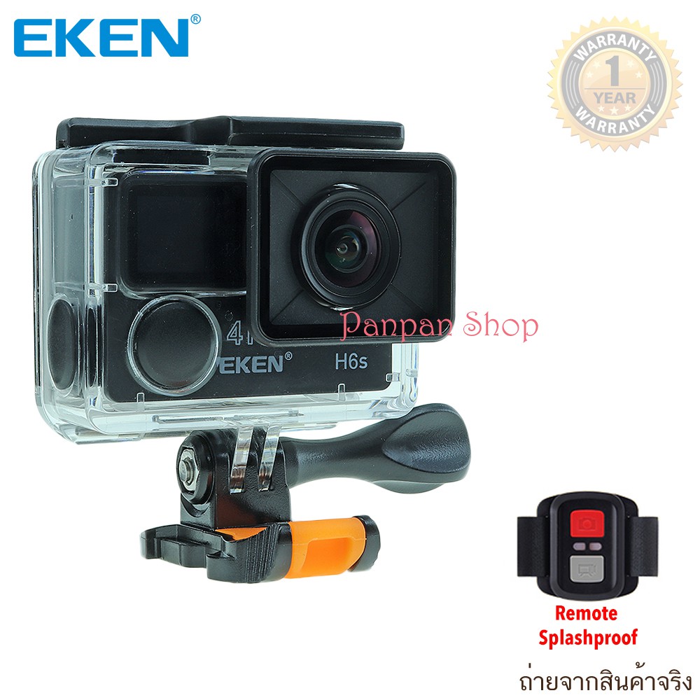 Eken กล้อง Action Cam EKEN รุ่น H6s พร้อมรีโมท (สีดำ)