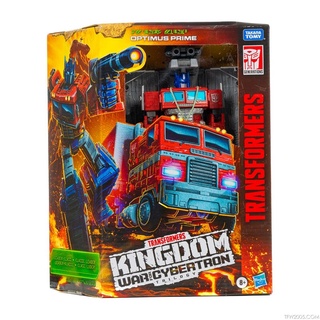 Hasbro โมเดลฟิกเกอร์ Transformers War สําหรับ Cybertron Kingdom Series Leader Class Optimus Prime F0699