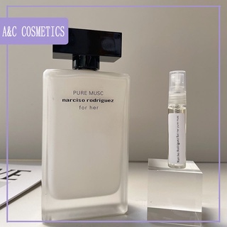 แท้💯%【🚛จัดส่งที่รวดเร็ว】 Narciso Rodriguez Pure Musc For Her EDP 5ml/10ml