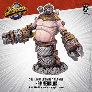 🔥มีของพร้อมส่ง🔥 Privateer Press Monsterpocalypse Subterran Uprising Monster: Hammerklak PIP 51058 ต้องประกอบทำสีเอง