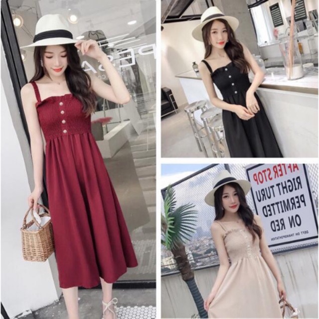 พร้อมส่ง Quilla ชุดเดรสยาวสไตล์สายเดี่ยว Long Dress AA 0-01