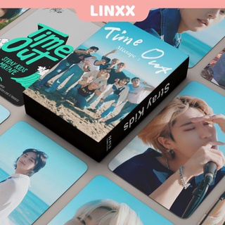 Linxx โปสการ์ด อัลบั้มรูป Kpop Time Out STRAYKIDS 55 ชิ้น