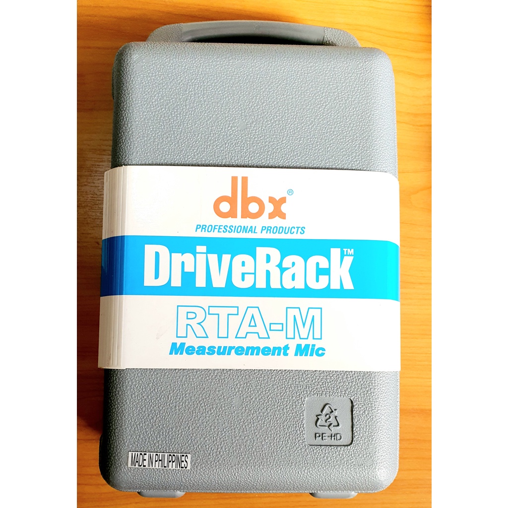 RTA-M DriveRack DBX Measurement Mic Professional อุปกรณ์เซทอัพและจัดการเสียง DriveRack ซีรี่ส์ PA, PX, PA+, PA2 and 260
