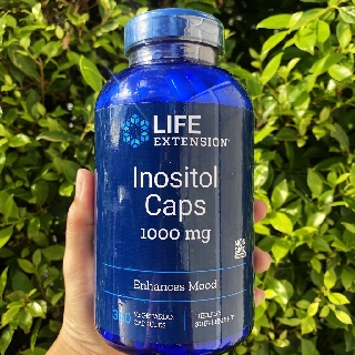 29% OFF ราคา Sale!! โปรดอ่านรายละเอียดสินค้า EXP: 06/23 อิโนซิทอล Inositol Caps 1000 mg 360 VegCap (Life Extension®)