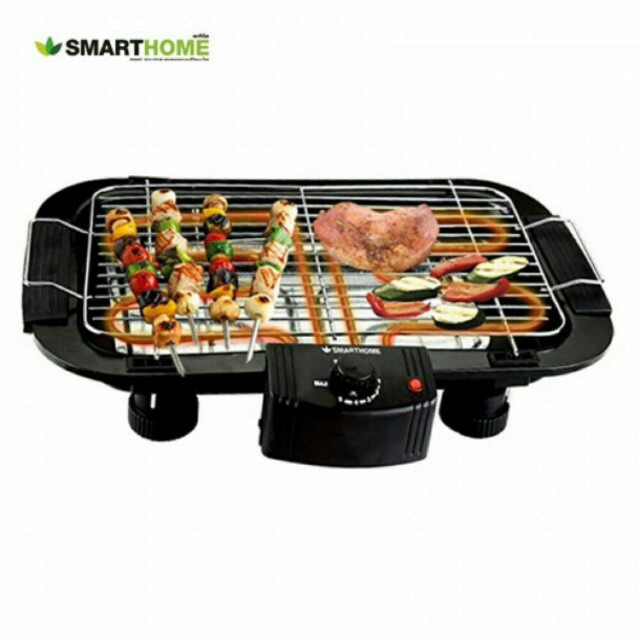 เตาปิ้งย่างไฟฟ้า Smart Home รุ่นsm Bbq2000 2000วัตต์ Shopee Thailand