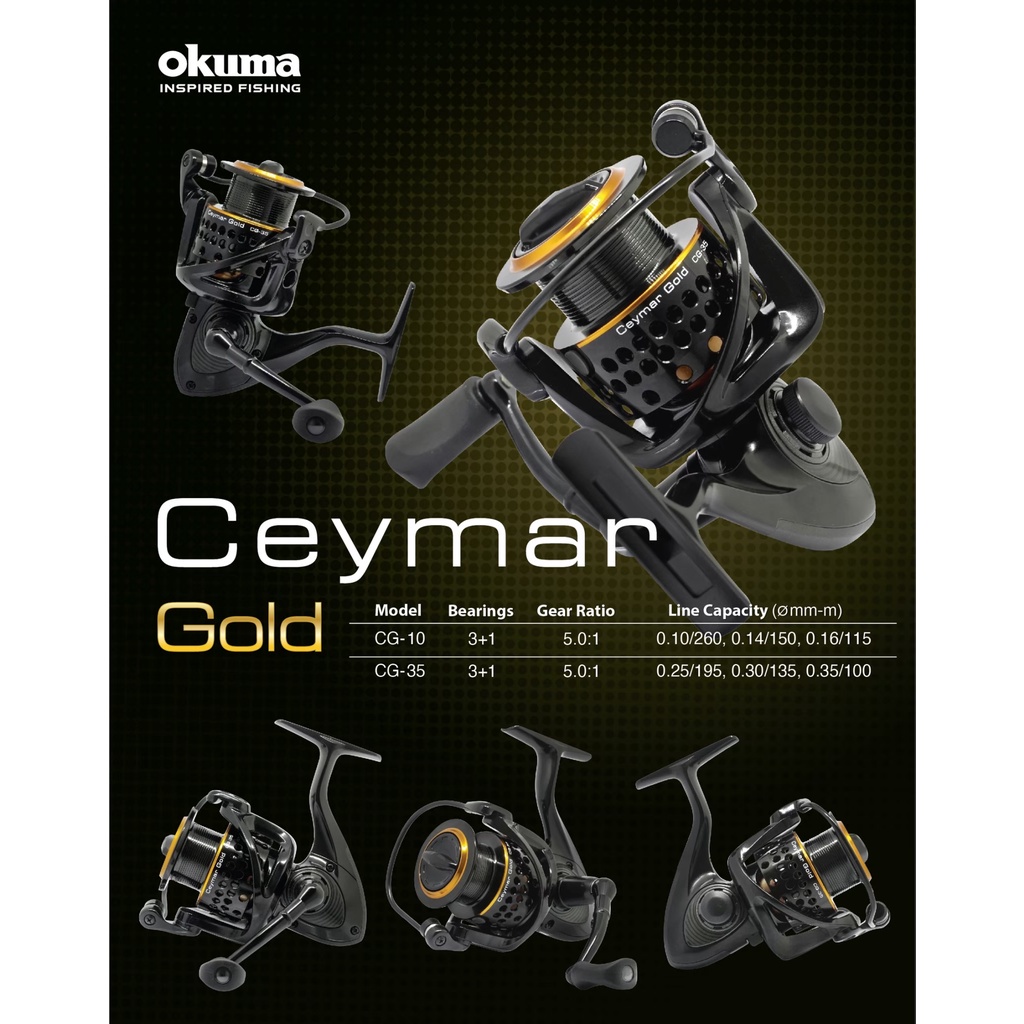 CARRETE DE SPINNING OKUMA CEYMAR 500A - Sal de Pesca