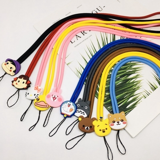 สไตล์ใหม่ วัสดุผ้าฝ้าย ยาว สั้น Cartoon Mobile Phone Lanyard ชิบะอินุ หมีพูห์ โดเรม่อน มิกกี้ เชือกพวงกุญแจกระเป๋าเอนกประสงค์ เชือกเส้นเล็ก ตกแต่งจี้กระเป๋าตุ๊กตา 3d