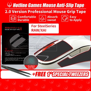 Hotline Games 2.0 เทปกันลื่นสําหรับเมาส์เล่นเกม SteelSeries RAW/XAI เทปกันลื่น